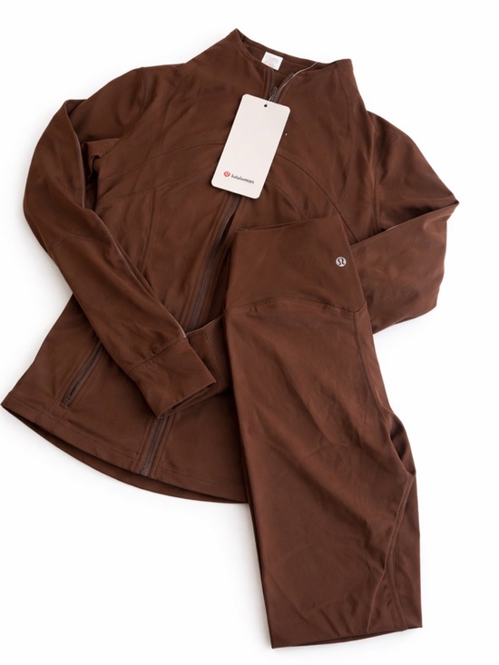 lululemon athletica Pants - Lululemon Brown Athletic Jacket & Leggings Set